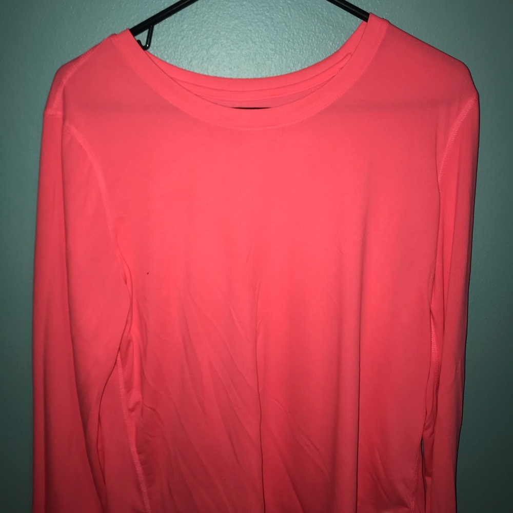 Plain pink workout shirt